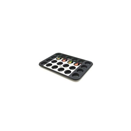 Molde antiadherente panque 24 cavidades
