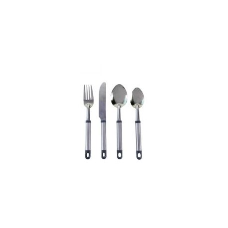 Set de cubiertos 24 piezas acero inoxidable