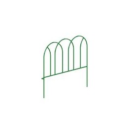 Cerca arco metálica mediana verde 40.5 x 295 cm