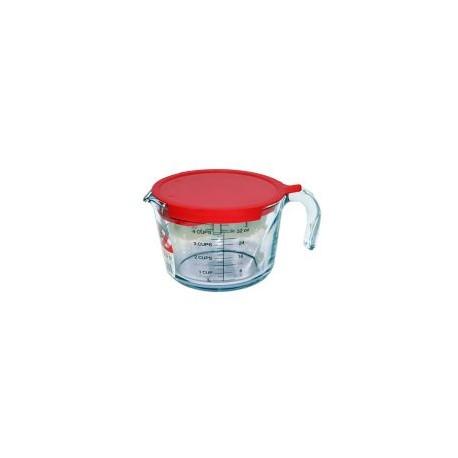 Taza medidora c/tapa 1 L