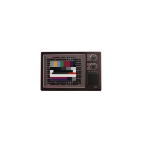 Mantel individual TV retro