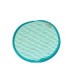 Tortillero 100% Algodón Rayas Bco/Aqua