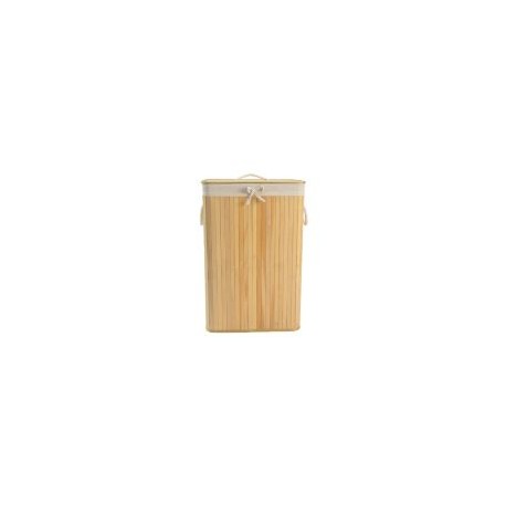 Cesto De Ropa Rectangular Bambu Natural