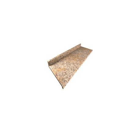 Cubierta ciega postformada nariz radial con respaldo venetian gold granite radiance