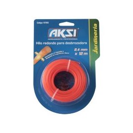 Hilo redondo para desbrozadora de 2.4 mm. x 15 m.