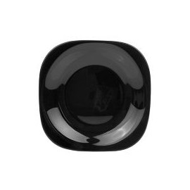 Plato postre 21 cm Carine negro