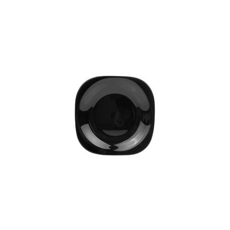 Plato postre 21 cm Carine negro