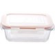 Contenedor vidrio clip rectangular 330ml