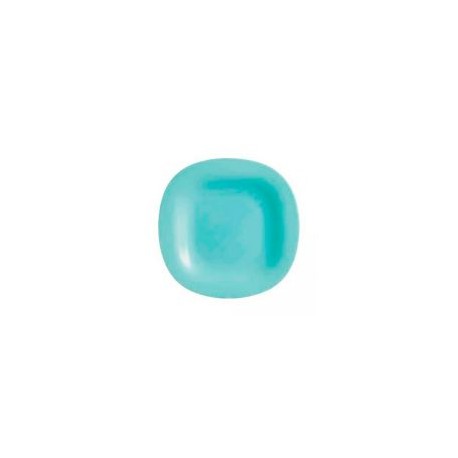 Plato postre 19 cm Carine turquesa
