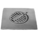 Coladera cuadrada 20 x20 cm aluminio