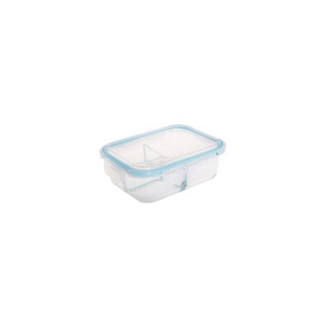 Contenedor vidrio clip 3 divisiones red 1.52 Lt
