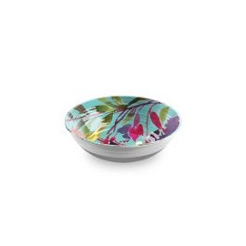 Ensaladera melamina 30cm flor aqua Fantasy Garden