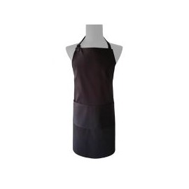 Mandil gabardina sanforizado negro