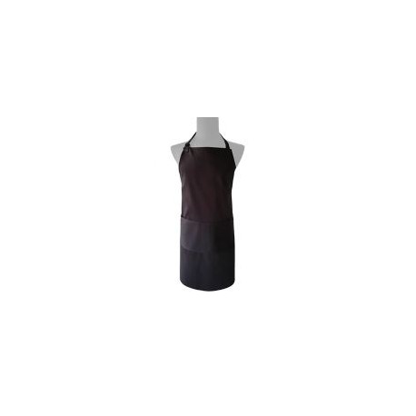 Mandil gabardina sanforizado negro
