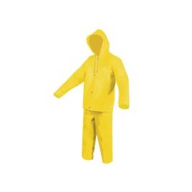 Impermeable amarillo c/gorro de PVC
