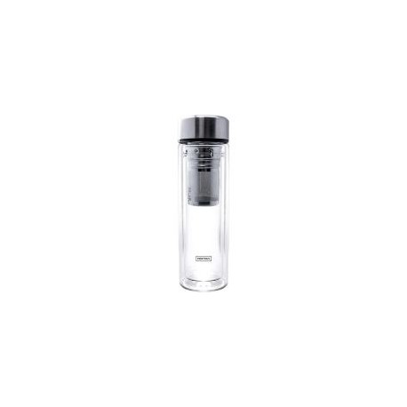 Botella té doble pared con filtro 350 ml