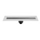 Coladera rect 1 boca cub acero inox 30cm