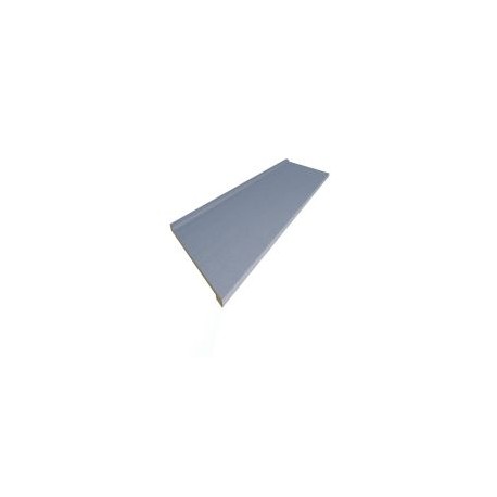 Cubierta ciega Euro copete bajo satin stainless semibrillante