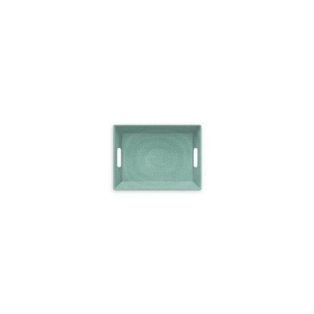 Bandeja melamina 49x36 liso aqua Fantasy Garden