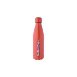 Termo Botella Acero Inoxidable 500 naranja No Bad Days