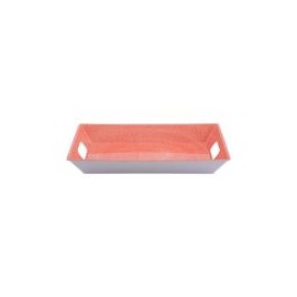 Bandeja melamina 49x36 liso rosa Secret Romance