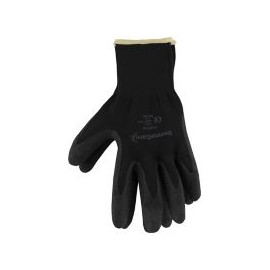 Guante de nylon negro c/ palma de nitrilo talla 8