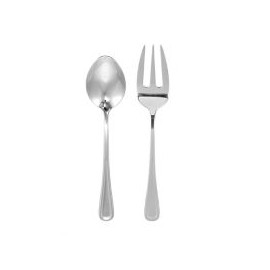 Set 2 pzs cubiertos acero inoxidable