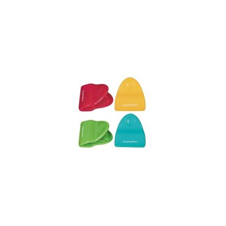 Set de 4 pinzas para cerrar bolsas