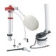 Juego completo  accesorios plastico p/ wc