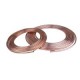 Tubo flexible 3/8 15.24m cobre para gas