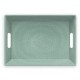 Bandeja melamina 49x36 liso azul Blue Ocean