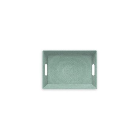 Bandeja melamina 49x36 liso azul Blue Ocean
