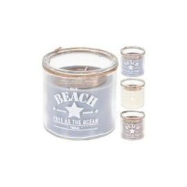 Vela c/vaso beach 10 cm