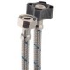 Manguera   fregadero acero inox lp 1/2x1/2x55