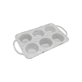 Molde 32Cm 6Cup Rect Marmol