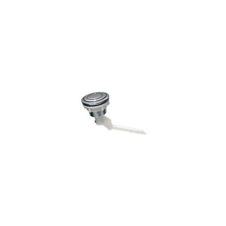 Botón sencillo cromado para descarga  de 38 o 48 mm.