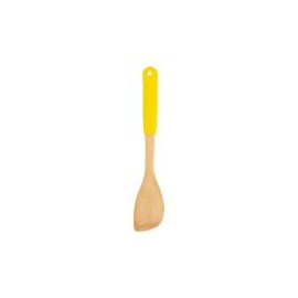 Espátula diagonal bambú mango silicón