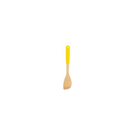 Espátula diagonal bambú mango silicón