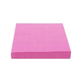 Servilleta papel 33x33 rosa pastel