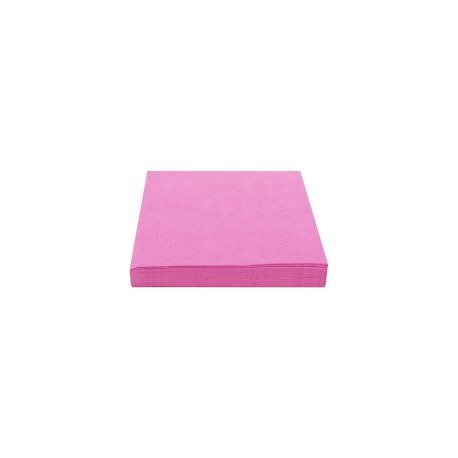 Servilleta papel 33x33 rosa pastel