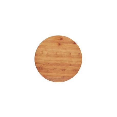 Charola giratoria Lazy Susan de bambú
