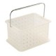 Canasta de plástico blanco