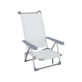 Silla Playa Baja Alum/Text