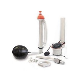 Juego completo de herrajes plastico p/wc