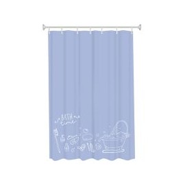 Cortina de baño vinil Bath Time 180x180 cm
