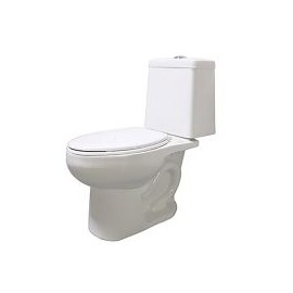Sanitario alargado Goya blanco 3.8 l