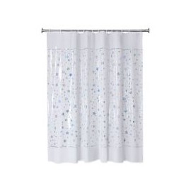 Cortina de baño estrellas 178x180cm