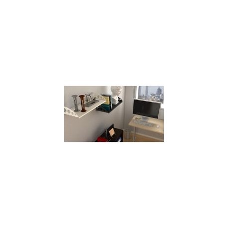 Kit  repisa click blanco