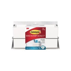 Organizador de Níquel Satinado para Pared y Gabinete