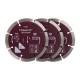 Pack 3 discos diamantados 4.5